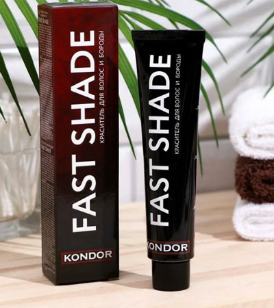 Краска для волос и бороды Тон 2 Чёрная Kondor Fast Shade -60 мл