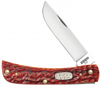Нож перочинный Chestnut Bone Standard Jigged Sodbuster Jr + зажигалка 207 ZIPPO 50569_207