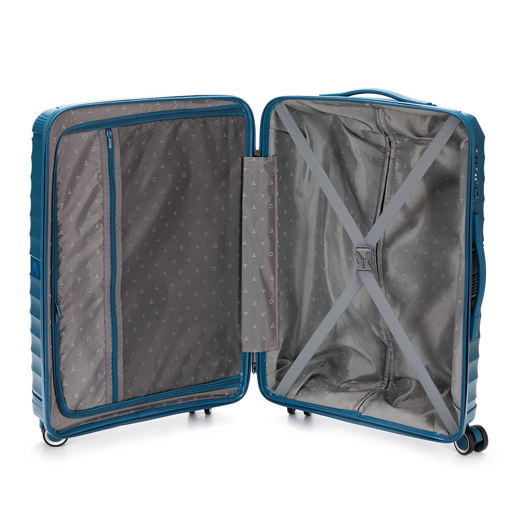 Набор из 3-х чемоданов Nevo TORBER T2207-Blue