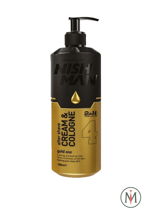 Крем после бритья 2 в 1 Nishman After Shave Cream + Cologne (Gold one)-200 мл.