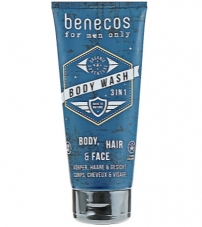 Гель для душа Benecos For Men Only Body Wash 3in1 -200мл.