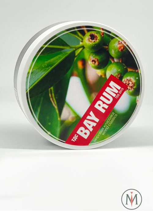 Крем-мыло для бритья ЭМЪ BAY RUM 175 гр ТДС (Пряные ноты Бэй и сладкие ноты рома)