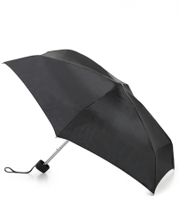Суперлегкий черный зонт, унисекс, механика, Tiny, Fulton L500-01