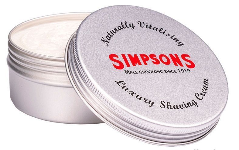 Крем для бритья Simpson Luxury Vanilla & Rose Shaving Cream -125мл.