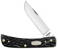 Нож перочинный Rough Black Synthetic Sodbuster Jr + зажигалка 207 ZIPPO 50576_207