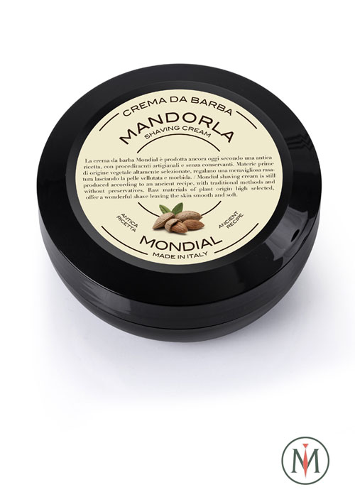 Крем для бритья Mondial "MANDORLA" с ароматом миндаля, пластиковая чаша, 75 мл
