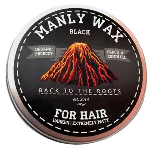 Воск для волос MANLY WAX "BLACK" 50 МЛ