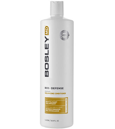 Кондиционер для предотвращения истончения и выпадения волос Bosley MD /BosDefense Color Safe Volumizing Conditioner (1000мл)
