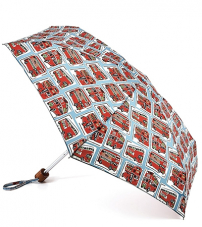 Суперкомпактный дизайнерский зонт «Автобусы», механика, Cath Kidston, Tiny, Fulton L521-2843