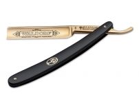 Опасная бритва Boker черный пластик с золотым логотипом 5/8"