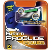 Gillette Fusion ProGlide Power сменные кассеты (2 шт)