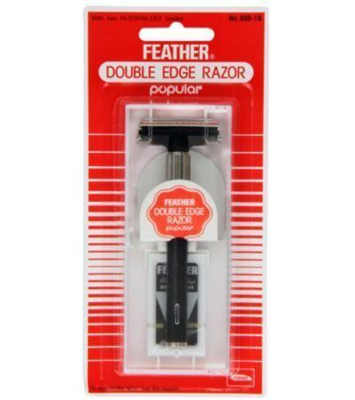 Станок для бритья Т-образный Feather Popular Safety Razor